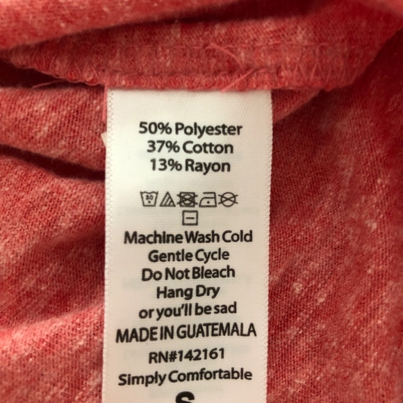 NWOT Lularoe Randy - Heathered Red - S - Picture 4 of 4